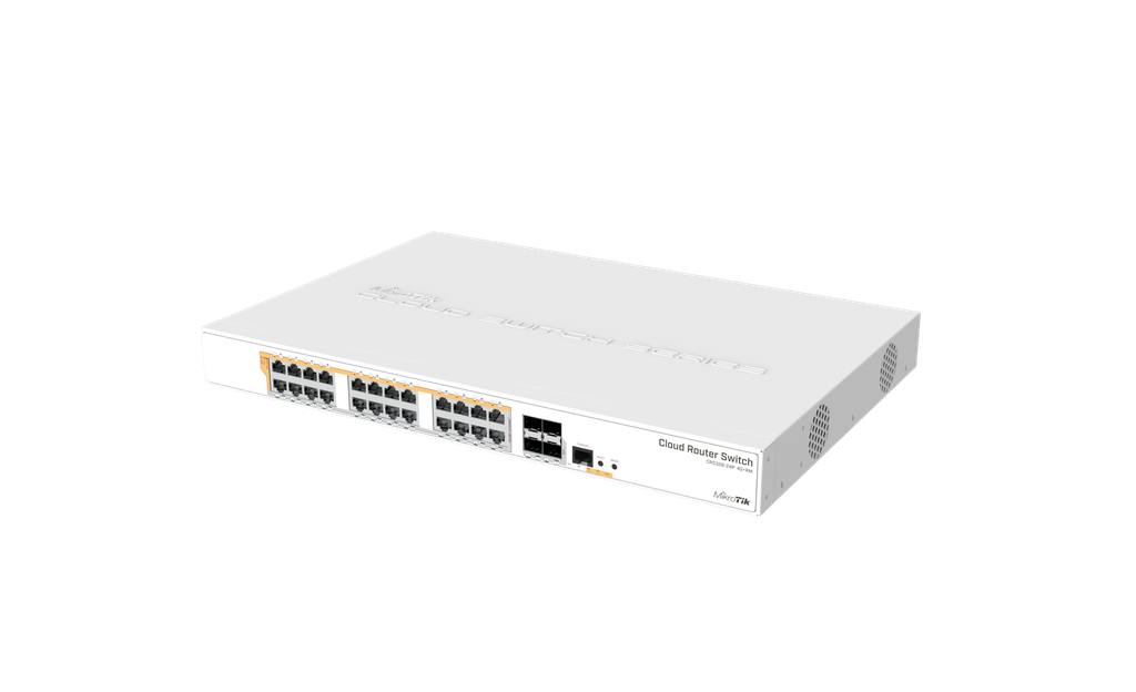 MikroTik Cloud Router Switch CRS328-24P-4S+RM, 24x Gigabit, 4x SFP+, POE, Rackmount