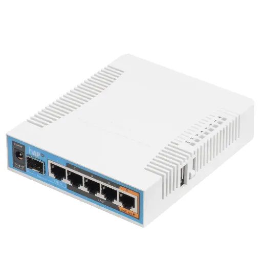 [RB962UiGS-5HacT2HnT] MikroTik AC Access Point RB962UiGS-5HacT2HnT, hap AC, 2.4/5 GHz, 5x Gigabit, 1x SFP, USB
