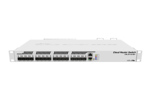 [CRS317-1G-16S+RM] MikroTik Cloud Router Switch CRS317-1G-16S+RM, 16x SFP+, 1x Gigabit, Rackmount